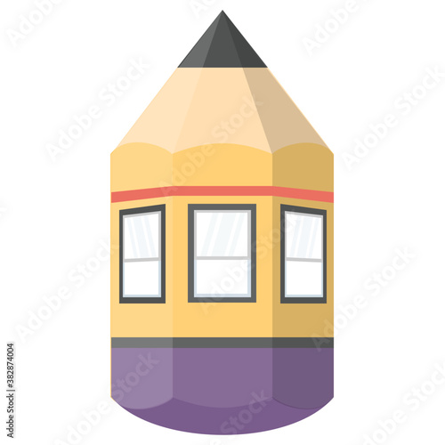 
Isolated vector icon of house sketch
