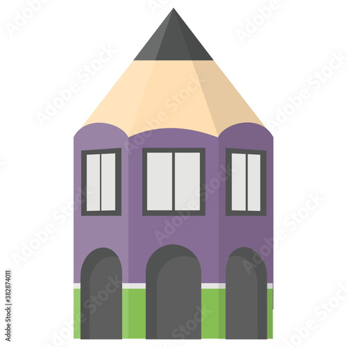  Isolated vector icon of house sketch 
