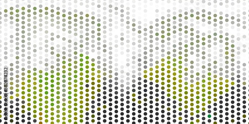 Wallpaper Mural Light gray vector background with bubbles. Torontodigital.ca