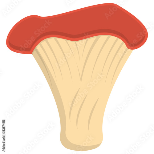 

Mushroom flat icon creative design
