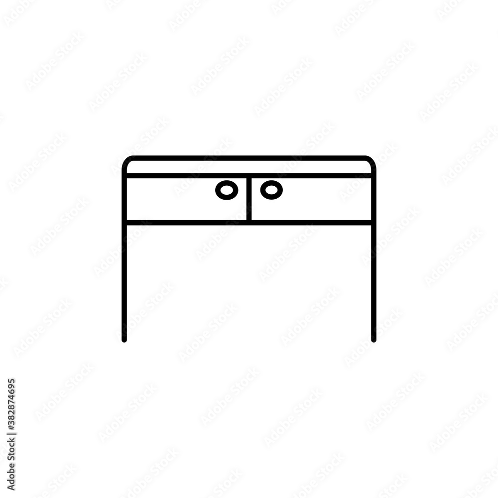 bedside table icon element of furniture icon for mobile concept and web apps. Thin line bedside table icon can be used for web and mobile. Premium icon on white background bedside table icon element of furniture icon for mobile concept and web apps. Thin line bedside table icon can be used for web and mobile. Premium icon on white background