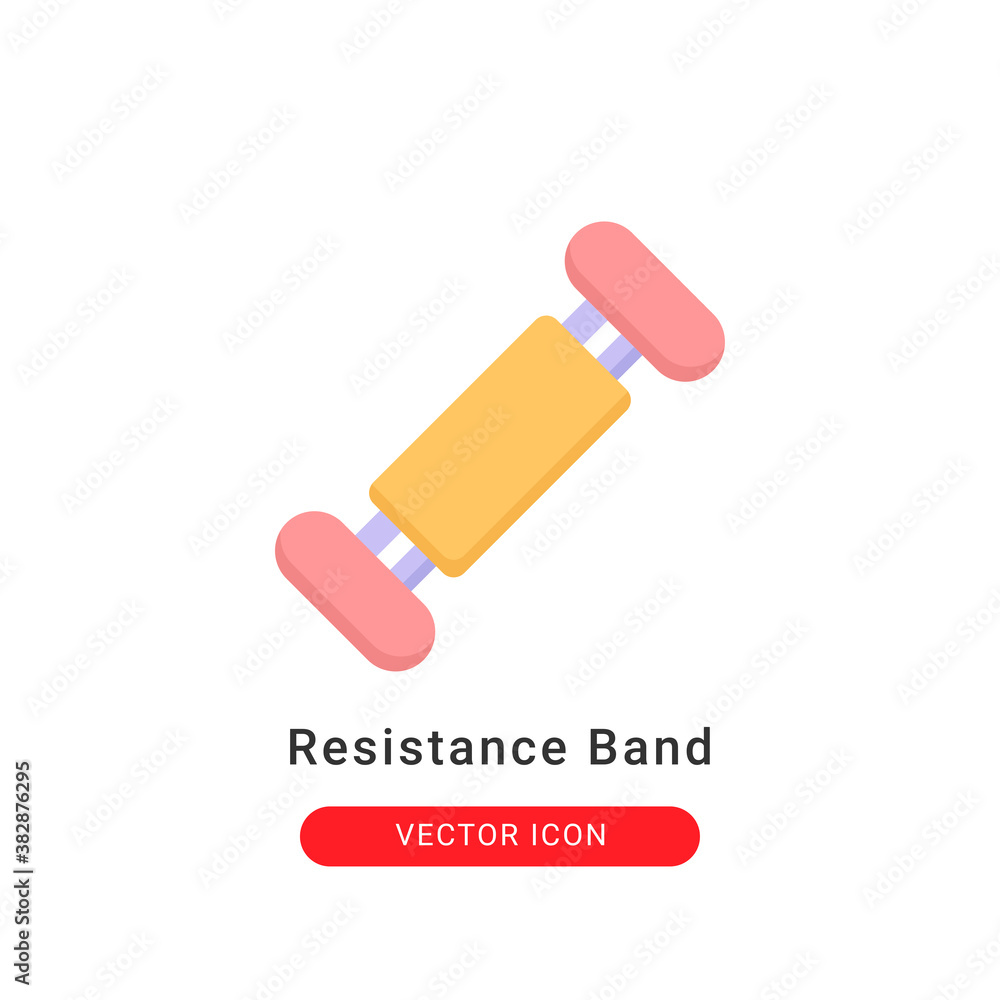 resistance band icon in flat style. for your website design and logo. Vector graphics illustration and editable stroke. resistance band icon in flat style. for your website design and logo. Vector graphics illustration and editable stroke.