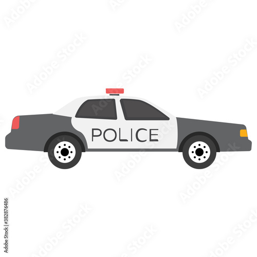 
A specific police car design
