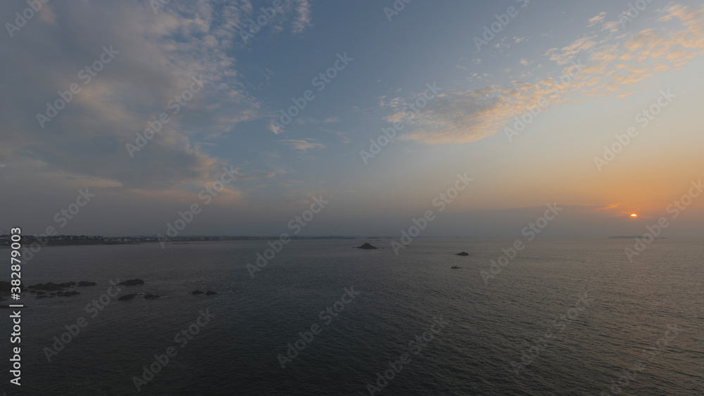 Couché de soleil sur la pointe de La Varde - Saint-Malo - France - Septembre 2020 Couché de soleil sur la pointe de La Varde - Saint-Malo - France - Septembre 2020