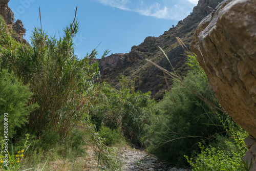 Mountainous landscape in southern Spain