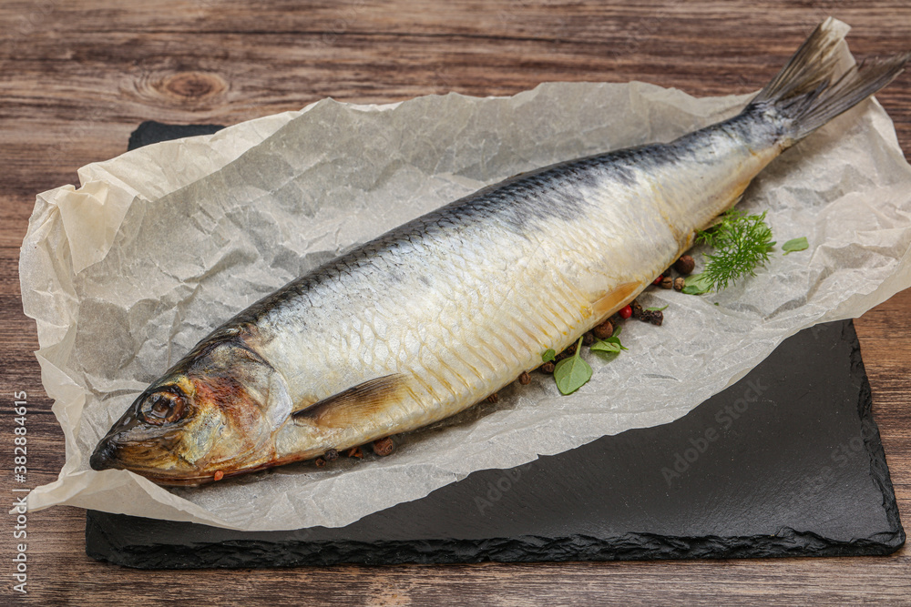 Salted Herring fish with pepper Salted Herring fish with pepper