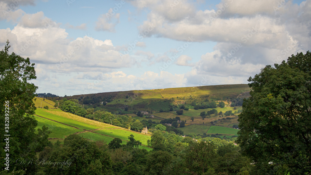 the green hills of derbyshire