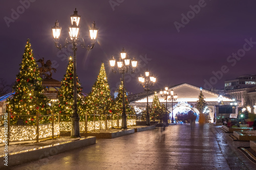 Moscow. Russia. Festive eve...