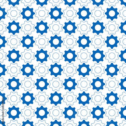 gears machine pattern background vector