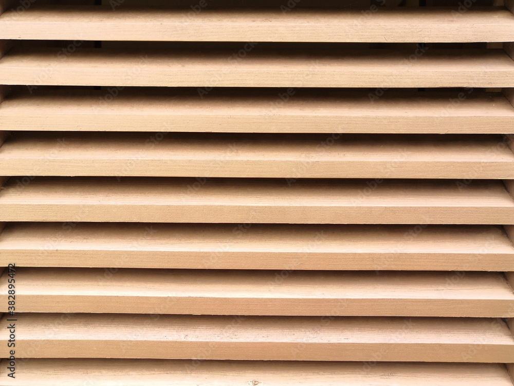 Close-up of a brown wooden shutter, openwork
Close-up of a brown wooden shutter, openwork