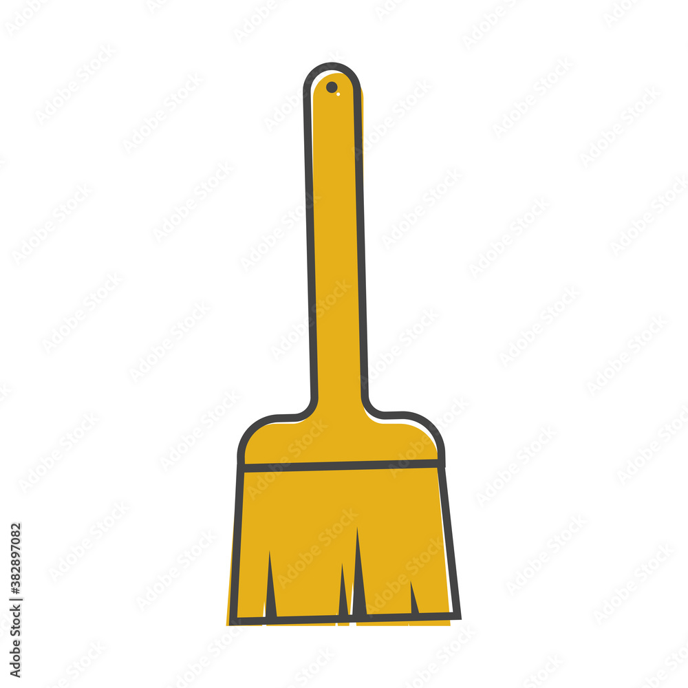 Vector icon brush painter. Builder brush Vector icon brush painter. Builder brush
