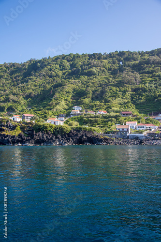 Walk on the Azores archipelago. Discovery of the island of sao jorge, Azores. Velas © seb hovaguimian