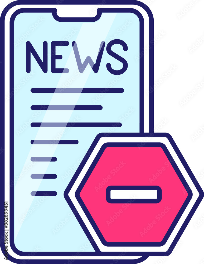 color icon, detox from the news color icon, detox from the news