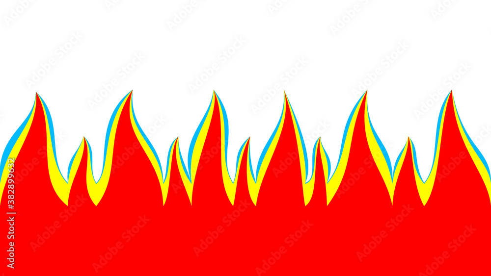 fire red isolate, illustration, cartoon fire red isolate, illustration, cartoon