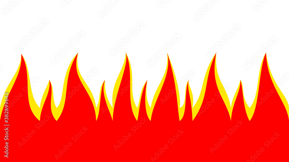 fire red isolate, illustration, cartoon fire red isolate, illustration, cartoon