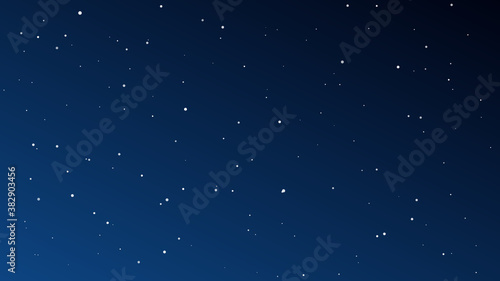 Night sky with many stars