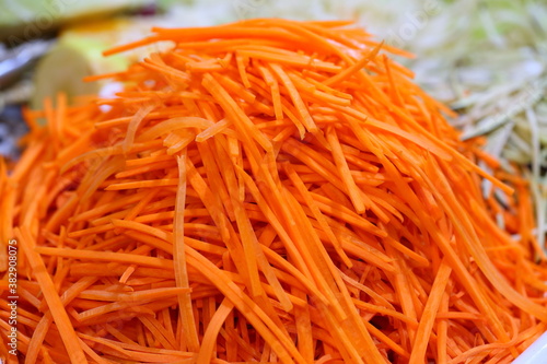 Carrots  cut into strips