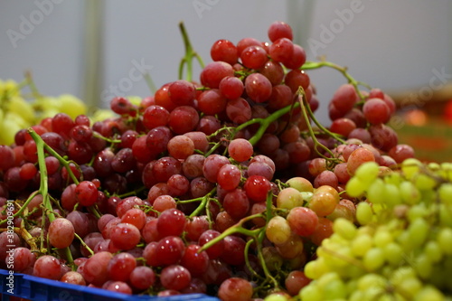Grapes. Red and green grapes