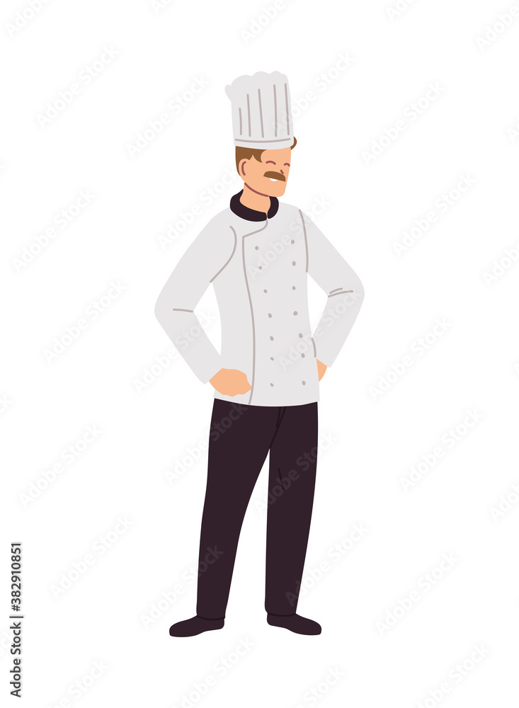man cook in chef uniform