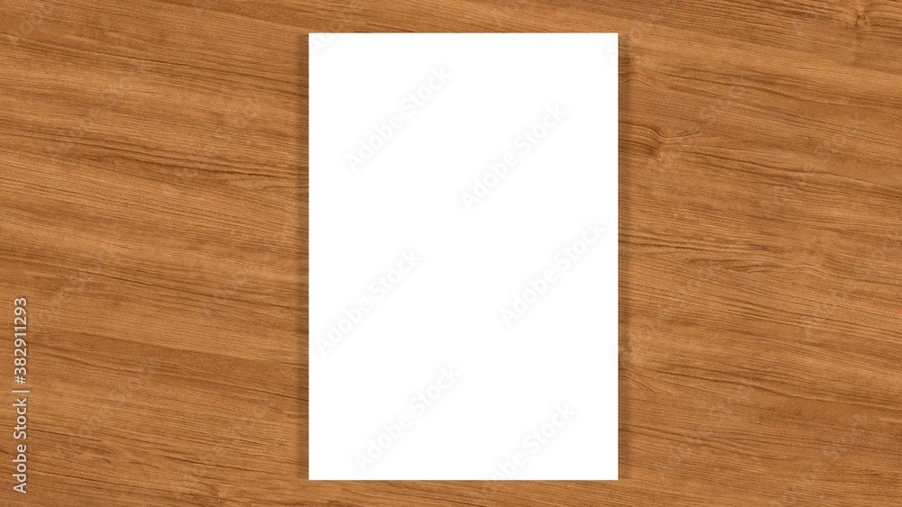 blank notebook on wooden table - page paper blank notebook on wooden table - page paper