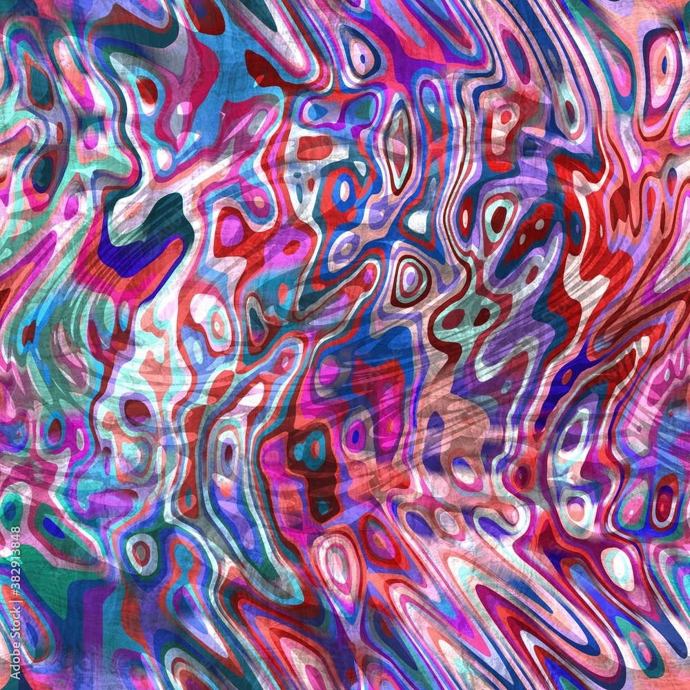 Vivid wavy warped digital bright seamless pattern. High quality illustration. Wrinkled and rippled vivid brilliant colors refracted into a rich but bizarre seamless design. Vivid wavy warped digital bright seamless pattern. High quality illustration. Wrinkled and rippled vivid brilliant colors refracted into a rich but bizarre seamless design.