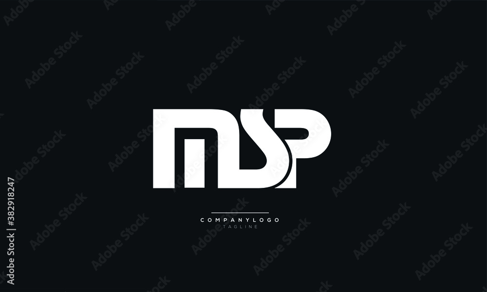 MSP Letter Business Logo Design Alphabet Icon Vector Monogram MSP Letter Business Logo Design Alphabet Icon Vector Monogram