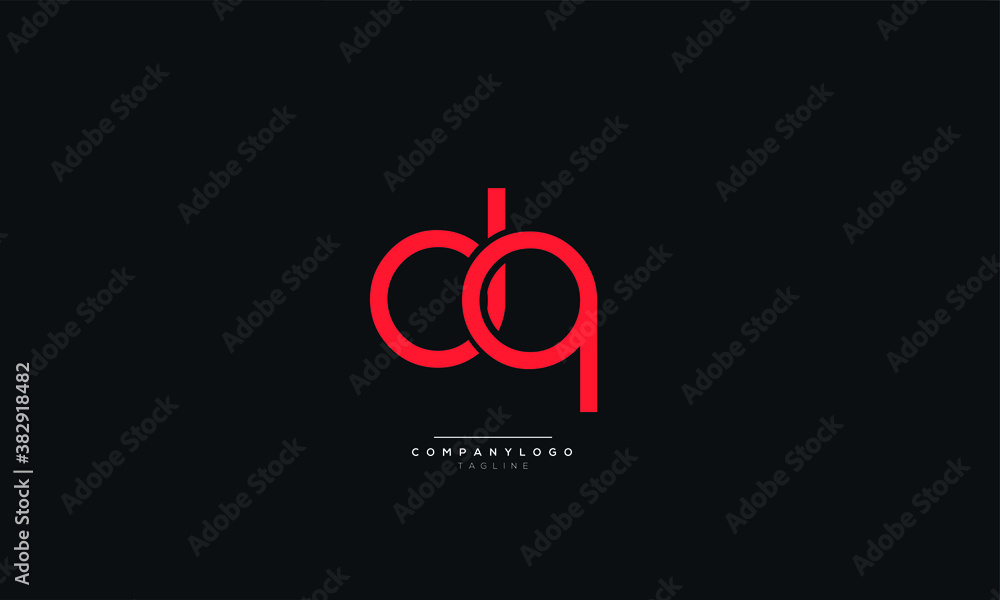 dq Letter Business Logo Design Alphabet Icon Vector Monogram dq Letter Business Logo Design Alphabet Icon Vector Monogram