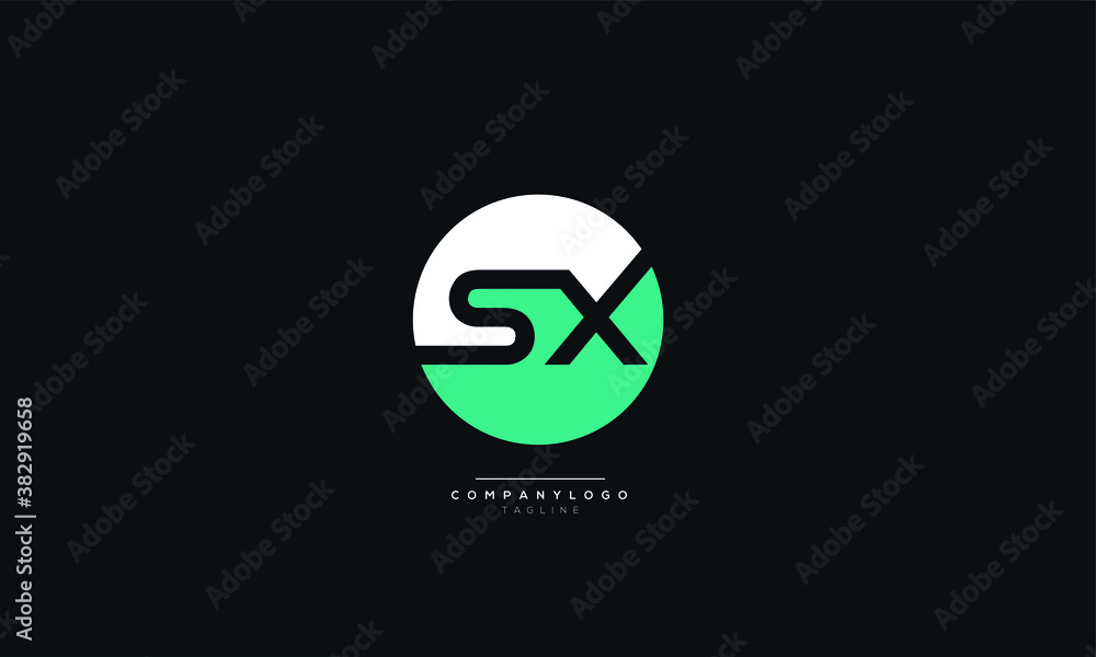 SX Letter Business Logo Design Alphabet Icon Vector Monogram SX Letter Business Logo Design Alphabet Icon Vector Monogram