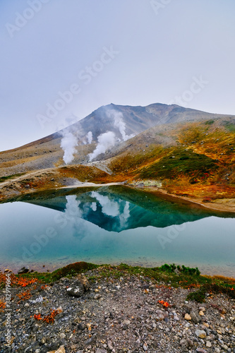旭岳と姿見の池