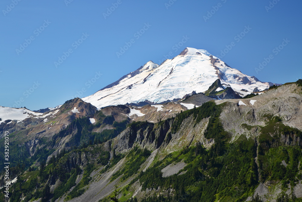 Mount Baker View from Artist Point in Summer