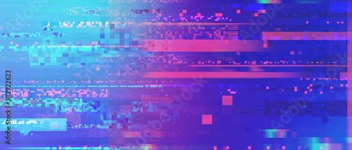 Glitch transition effect background