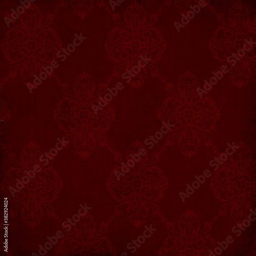 Seamless burgundy floral pattern. Nice to use as background.