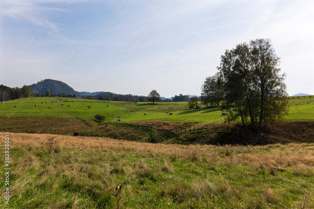 Late summer Landscape in the Czech Switzerland, Czech Republic Late summer Landscape in the Czech Switzerland, Czech Republic