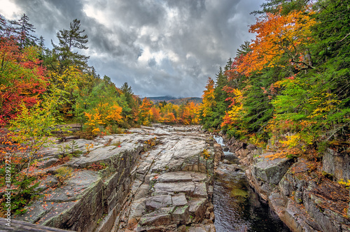 Autumn on the swift river
