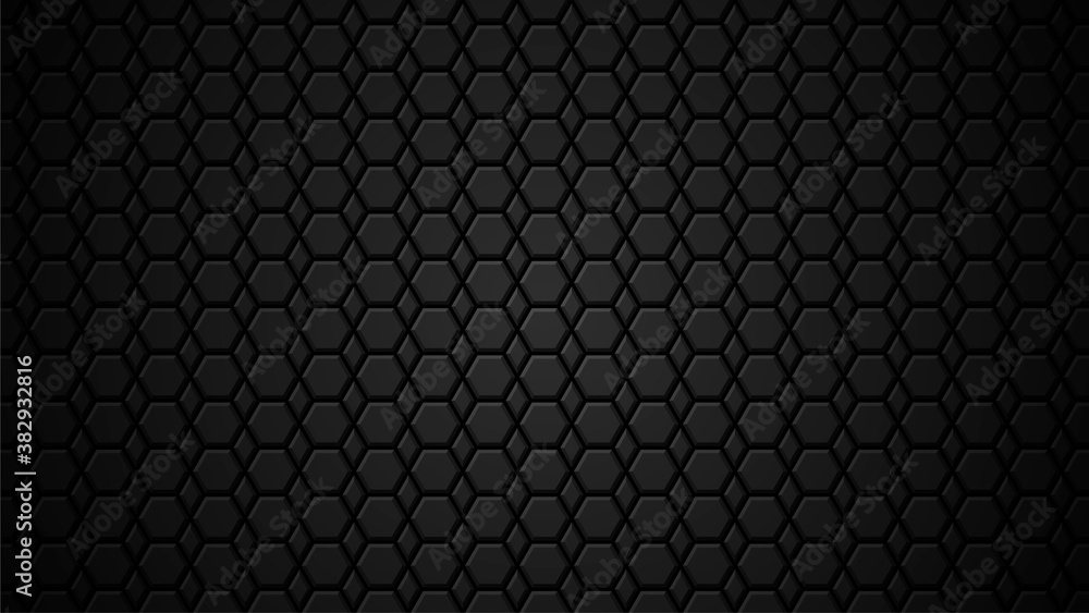 Abstract dark grey texture background hexagon Abstract dark grey texture background hexagon