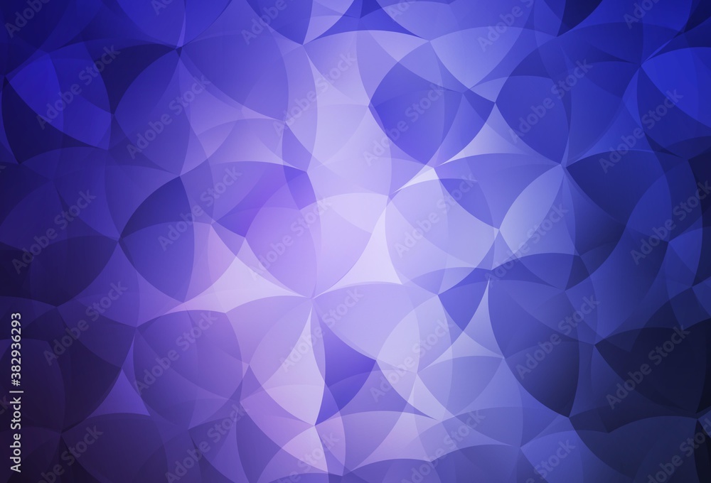 Obraz premium Light Purple vector polygon abstract background.