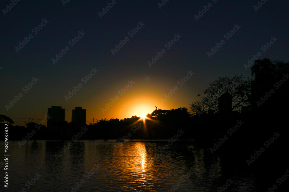 Sunset. City of São Paulo / Guarulhos - Brazil