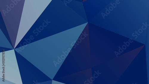 Abstract Blue Color Polygon Background Design, Abstract Geometric Origami Style With Gradient. Presentation,Website, Backdrop, Cover,Banner,Pattern Template