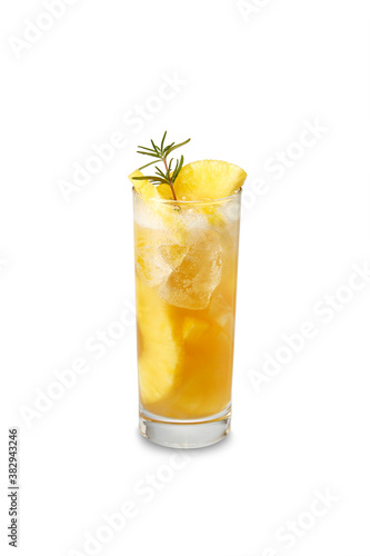 glass of pineapple