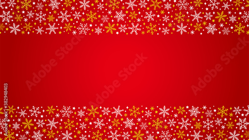 雪の結晶の背景フレーム