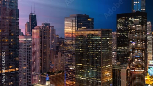 Chicago Cityscape Time Lapse 