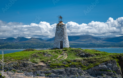 Goleudy Twr Bach at Ynys Llanddwyn on Anglesey, North Wales photo