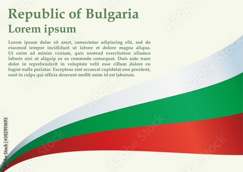 Flag of Bulgaria, Republic of Bulgaria. Bright, colorful vector illustration Free Download Flag of Bulgaria, Republic of Bulgaria. Bright, colorful vector illustration - GFXLoad