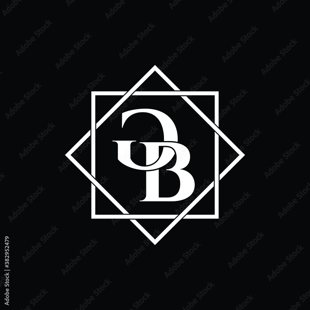 Letter GB luxury logo design vector Letter GB luxury logo design vector