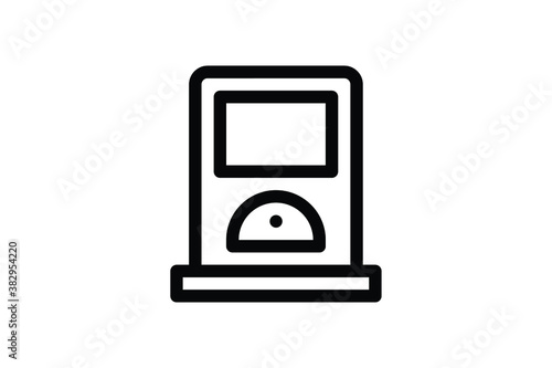 Bakery Outline Icon - Table Number