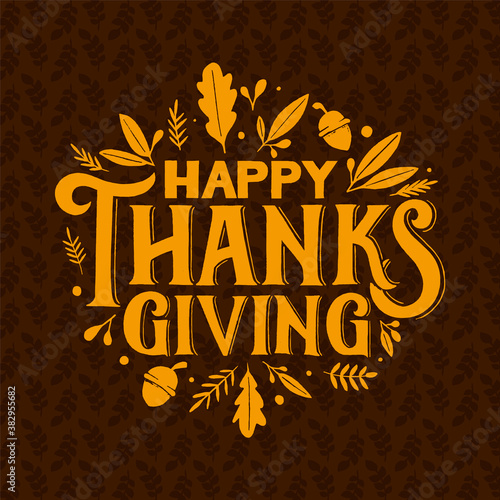 illustration thanksgiving, event family
