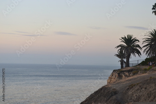 sunset on the beach