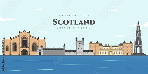 Aerial view in Edinburgh, C...