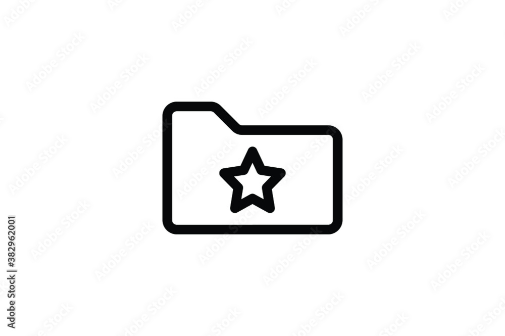 Law Outline Icon - Folder Law Outline Icon - Folder