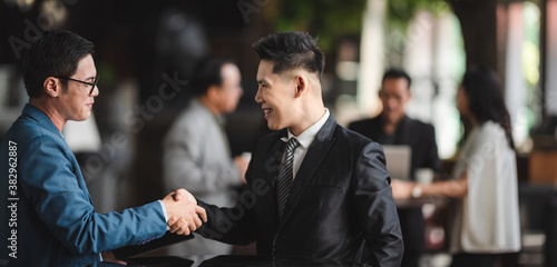 Group of sucessful business...